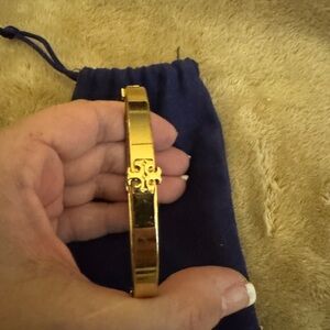 Tory Burch Gold Minimalist Cuff Bracelet